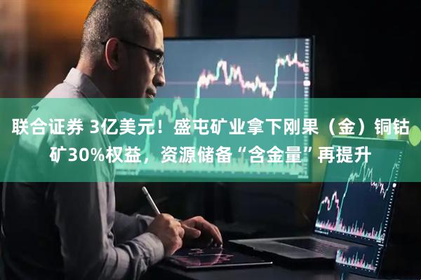 联合证券 3亿美元！盛屯矿业拿下刚果（金）铜钴矿30%权益，资源储备“含金量”再提升